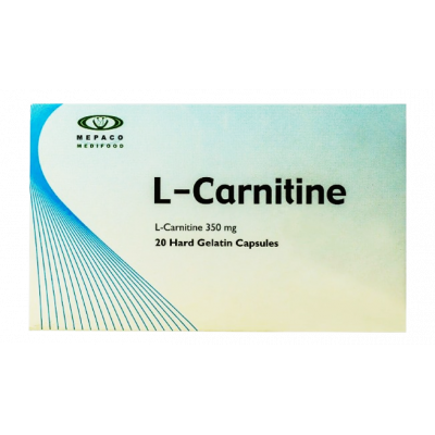 L - CARNITINE 350 MG ( L-CARNITINE ) 20 HARD GELATIN CAPSULES